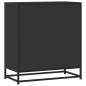 vidaXL Sideboard Schwarz 68x35x76 cm Holzwerkstoff und Metall vidaXL Sideboard Schwarz 68x35x76 cm Holzwerkstoff und Metall