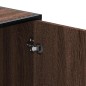 vidaXL Schuhbank Braun Eichen-Optik 100x40x53,5cm Holzwerkstoff Metall vidaXL Schuhbank Braun Eichen-Optik 100x40x53,5cm Holzwerkstoff Metall