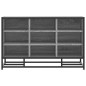 vidaXL Schuhbank Grau Sonoma 84x40x53,5 cm Holzwerkstoff und Metall vidaXL Schuhbank Grau Sonoma 84x40x53,5 cm Holzwerkstoff und Metall