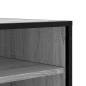 vidaXL Schuhbank Grau Sonoma 84x40x53,5 cm Holzwerkstoff und Metall vidaXL Schuhbank Grau Sonoma 84x40x53,5 cm Holzwerkstoff und Metall