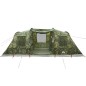 vidaXL Tunnel-Familienzelt 6 Personen Camouflage Wasserdicht vidaXL Tunnel-Familienzelt 6 Personen Camouflage Wasserdicht