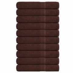 vidaXL Saunatücher 10 Stk. Braun 80x200 cm 360 g/m² 100% Baumwolle