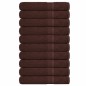 vidaXL Saunatücher 10 Stk. Braun 80x200 cm 360 g/m² 100% Baumwolle