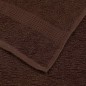 vidaXL Saunatücher 10 Stk. Braun 80x200 cm 360 g/m² 100% Baumwolle