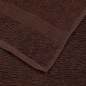 vidaXL Gästetücher 2 Stk. Braun 30x50 cm 360 g/m² 100% Baumwolle