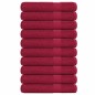 vidaXL Handtücher 10Stk. Bordeauxrot 100x200cm 360 g/m² 100% Baumwolle vidaXL Handtücher 10Stk. Bordeauxrot 100x200cm 360 g/m² 100% Baumwolle