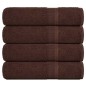 vidaXL Duschtücher 4 Stk. Braun 70x140 cm 360 g/m² 100% Baumwolle vidaXL Duschtücher 4 Stk. Braun 70x140 cm 360 g/m² 100% Baumwolle