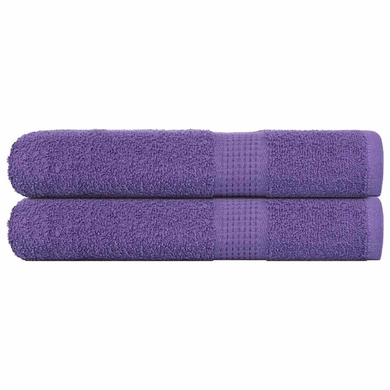 vidaXL Saunatücher 2 Stk. Lila 80x200 cm 360 g/m² 100% Baumwolle vidaXL Saunatücher 2 Stk. Lila 80x200 cm 360 g/m² 100% Baumwolle