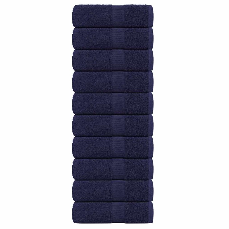 vidaXL Gästetücher 10 Stk. Marineblau 30x50 cm 360 g/m² 100% Baumwolle vidaXL Gästetücher 10 Stk. Marineblau 30x50 cm 360 g/m² 100% Baumwolle