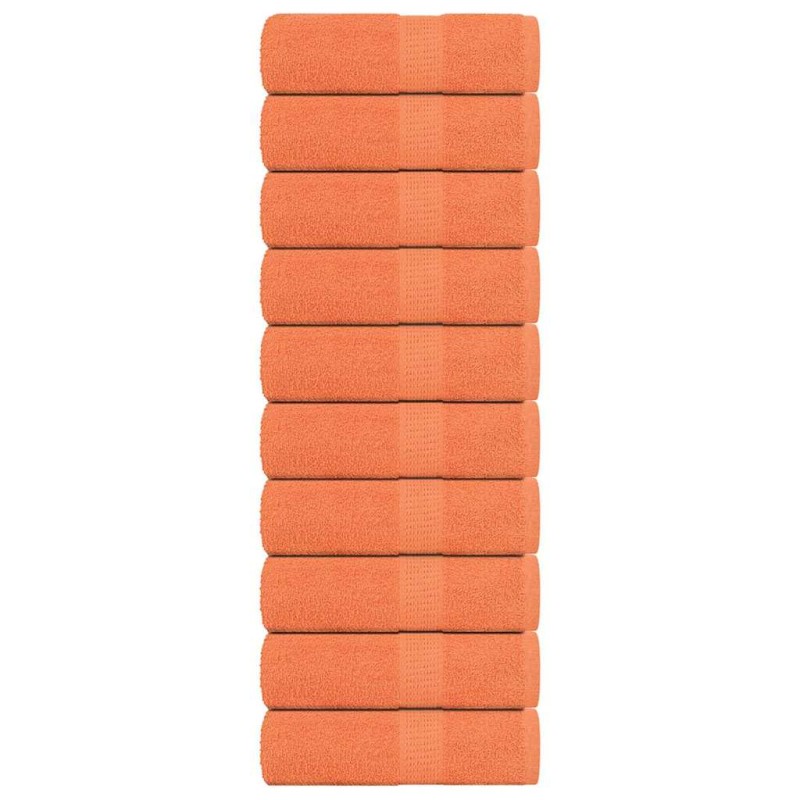 vidaXL Seiftücher 10 Stk. Orange 30x30 cm 360 g/m² 100% Baumwolle vidaXL Seiftücher 10 Stk. Orange 30x30 cm 360 g/m² 100% Baumwolle