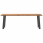 vidaXL Esstisch Hellbraun 220x80x74 cm Massivholz Eiche Rechteckig vidaXL Esstisch Hellbraun 220x80x74 cm Massivholz Eiche Rechteckig