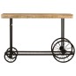vidaXL Konsolentisch 112x36x76 cm Massivholz Mango und Eisen vidaXL Konsolentisch 112x36x76 cm Massivholz Mango und Eisen