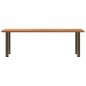 vidaXL Esstisch Hellbraun 240x80x74 cm Massivholz Eiche Rechteckig vidaXL Esstisch Hellbraun 240x80x74 cm Massivholz Eiche Rechteckig