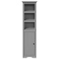 vidaXL Badschrank BODO Grau 44x30x160 cm vidaXL Badschrank BODO Grau 44x30x160 cm