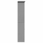 vidaXL Badschrank BODO Grau 44x30x160 cm vidaXL Badschrank BODO Grau 44x30x160 cm
