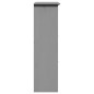 vidaXL Schuhregal BODO Grau 80x35x118 cm