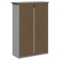 vidaXL Schuhregal BODO Grau 80x35x118 cm