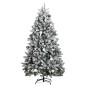 vidaXL Künstlicher Weihnachtsbaum Klappbar 300 LEDs & Kugeln 270 cm vidaXL Künstlicher Weihnachtsbaum Klappbar 300 LEDs & Kugeln 270 cm