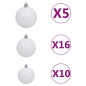 vidaXL Künstlicher Weihnachtsbaum Klappbar 300 LEDs & Kugeln 270 cm vidaXL Künstlicher Weihnachtsbaum Klappbar 300 LEDs & Kugeln 270 cm