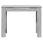 vidaXL Schreibtisch Grau Sonoma 100x45x75 cm Holzwerkstoff vidaXL Schreibtisch Grau Sonoma 100x45x75 cm Holzwerkstoff