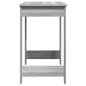vidaXL Schreibtisch Grau Sonoma 100x45x75 cm Holzwerkstoff vidaXL Schreibtisch Grau Sonoma 100x45x75 cm Holzwerkstoff
