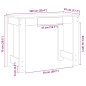 vidaXL Schreibtisch Grau Sonoma 100x45x75 cm Holzwerkstoff vidaXL Schreibtisch Grau Sonoma 100x45x75 cm Holzwerkstoff