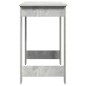 vidaXL Schreibtisch Betongrau 100x45x75 cm Holzwerkstoff vidaXL Schreibtisch Betongrau 100x45x75 cm Holzwerkstoff