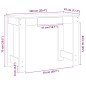 vidaXL Schreibtisch Betongrau 100x45x75 cm Holzwerkstoff vidaXL Schreibtisch Betongrau 100x45x75 cm Holzwerkstoff