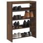 vidaXL Schuhregal Braun Eichen-Optik 60x25x81 cm Holzwerkstoff vidaXL Schuhregal Braun Eichen-Optik 60x25x81 cm Holzwerkstoff