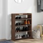 vidaXL Schuhregal Braun Eichen-Optik 60x25x81 cm Holzwerkstoff vidaXL Schuhregal Braun Eichen-Optik 60x25x81 cm Holzwerkstoff