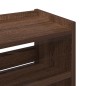 vidaXL Schuhregal Braun Eichen-Optik 60x25x81 cm Holzwerkstoff vidaXL Schuhregal Braun Eichen-Optik 60x25x81 cm Holzwerkstoff