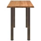 vidaXL Bartisch mit Baumkanten 180x80x92cm Massivholz Eiche Rechteckig vidaXL Bartisch mit Baumkanten 180x80x92cm Massivholz Eiche Rechteckig