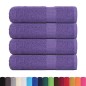 vidaXL Handtücher 4 Stk. Lila 50x100 cm 360 g/m² 100% Baumwolle
