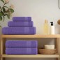 vidaXL Handtücher 4 Stk. Lila 50x100 cm 360 g/m² 100% Baumwolle