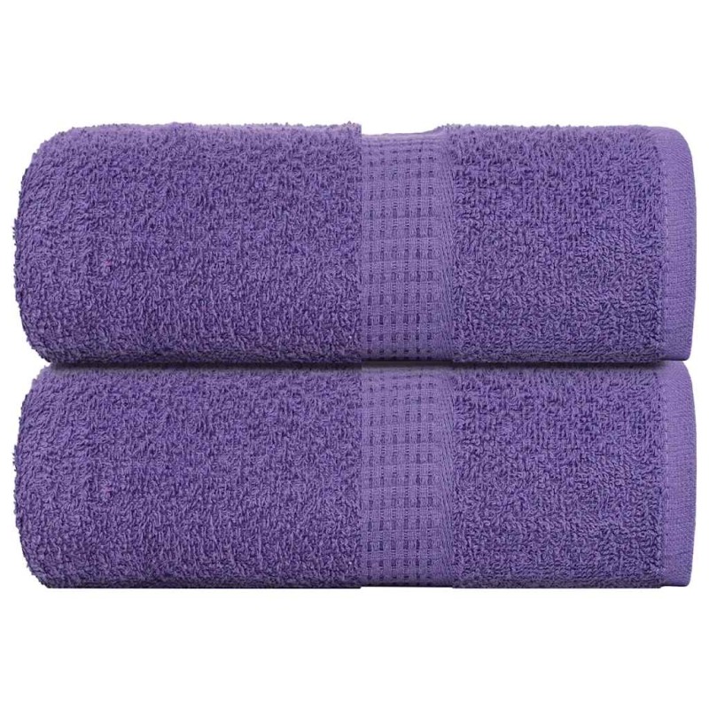 vidaXL Seiftücher 2 Stk. Lila 30x30 cm 360 g/m² 100% Baumwolle vidaXL Seiftücher 2 Stk. Lila 30x30 cm 360 g/m² 100% Baumwolle