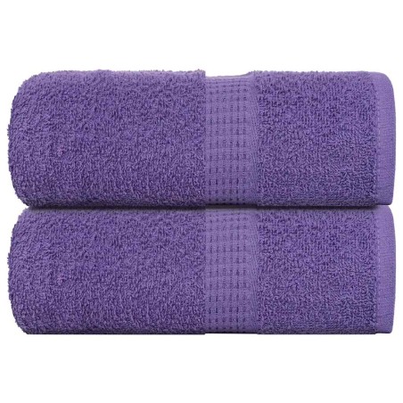 vidaXL Seiftücher 2 Stk. Lila 30x30 cm 360 g/m² 100% Baumwolle