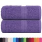 vidaXL Seiftücher 2 Stk. Lila 30x30 cm 360 g/m² 100% Baumwolle vidaXL Seiftücher 2 Stk. Lila 30x30 cm 360 g/m² 100% Baumwolle