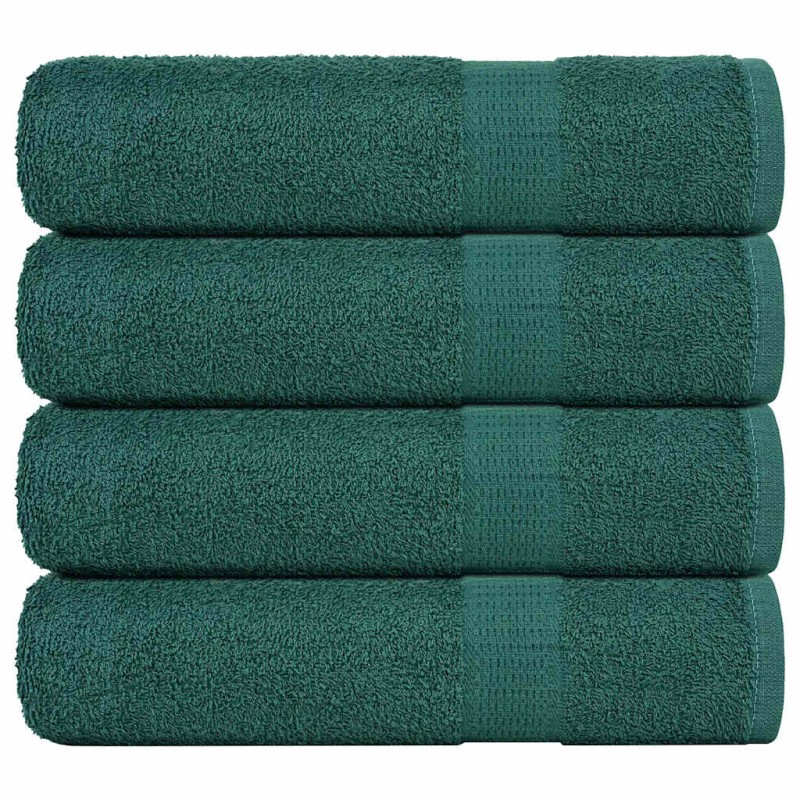 vidaXL Duschtücher 4 Stk. Grün 70x140 cm 360 g/m² 100% Baumwolle vidaXL Duschtücher 4 Stk. Grün 70x140 cm 360 g/m² 100% Baumwolle