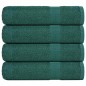 vidaXL Duschtücher 4 Stk. Grün 70x140 cm 360 g/m² 100% Baumwolle vidaXL Duschtücher 4 Stk. Grün 70x140 cm 360 g/m² 100% Baumwolle