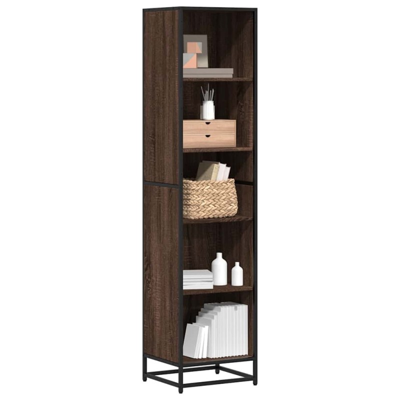 vidaXL Bücherregal Braun Eichen-Optik 40x35x170,5 cm Holzwerkstoff vidaXL Bücherregal Braun Eichen-Optik 40x35x170,5 cm Holzwerkstoff