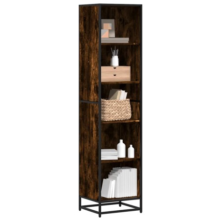 vidaXL Bücherregal Räuchereiche 40x35x170,5 cm Holzwerkstoff