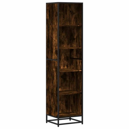 vidaXL Bücherregal Räuchereiche 40x35x170,5 cm Holzwerkstoff