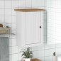 vidaXL Bad-Wandschrank BODO Weiß und Braun 44x30x60 cm vidaXL Bad-Wandschrank BODO Weiß und Braun 44x30x60 cm