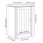 vidaXL Bad-Wandschrank BODO Weiß und Braun 44x30x60 cm vidaXL Bad-Wandschrank BODO Weiß und Braun 44x30x60 cm