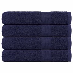 vidaXL Handtücher 4 Stk. Marineblau 100x200 cm 360 g/m² 100% Baumwolle