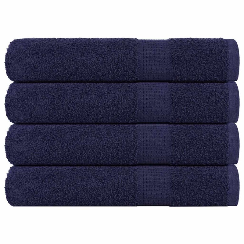 vidaXL Handtücher 4 Stk. Marineblau 100x200 cm 360 g/m² 100% Baumwolle vidaXL Handtücher 4 Stk. Marineblau 100x200 cm 360 g/m² 100% Baumwolle