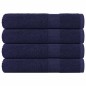 vidaXL Handtücher 4 Stk. Marineblau 100x200 cm 360 g/m² 100% Baumwolle vidaXL Handtücher 4 Stk. Marineblau 100x200 cm 360 g/m² 100% Baumwolle