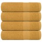 vidaXL Badetücher 4 Stk. Golden 100x150 cm 360 g/m² 100% Baumwolle vidaXL Badetücher 4 Stk. Golden 100x150 cm 360 g/m² 100% Baumwolle