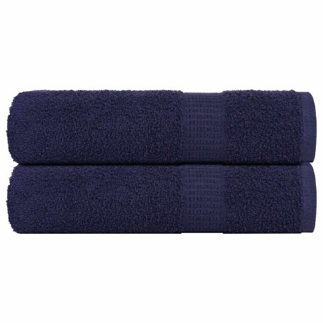 vidaXL Badetücher 2 Stk. Marineblau 100x150 cm 360 g/m² 100% Baumwolle