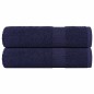 vidaXL Badetücher 2 Stk. Marineblau 100x150 cm 360 g/m² 100% Baumwolle vidaXL Badetücher 2 Stk. Marineblau 100x150 cm 360 g/m² 100% Baumwolle